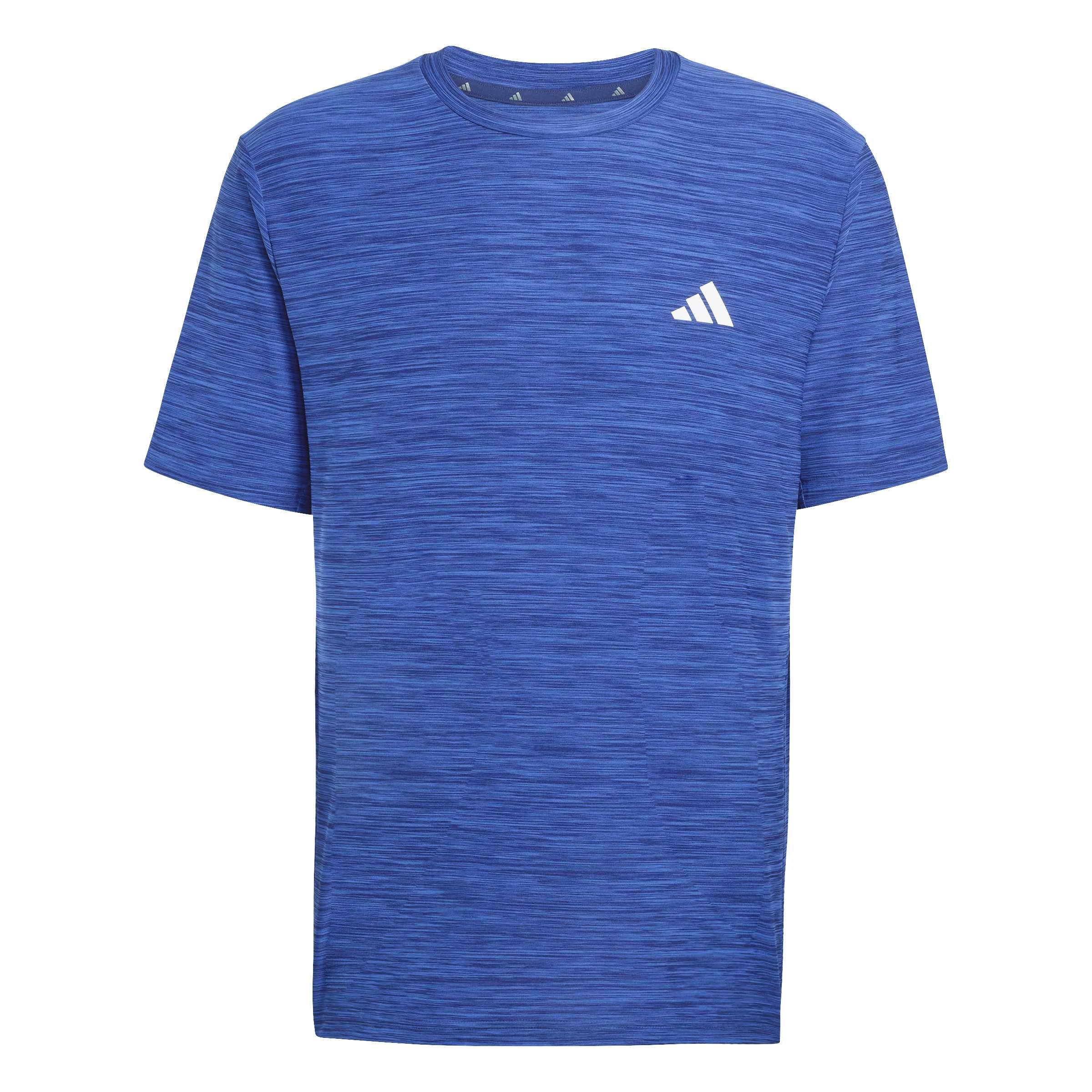 Adidas Men's Train Essentials Stretch Training T-Shirt - Navymarl/Wht - L