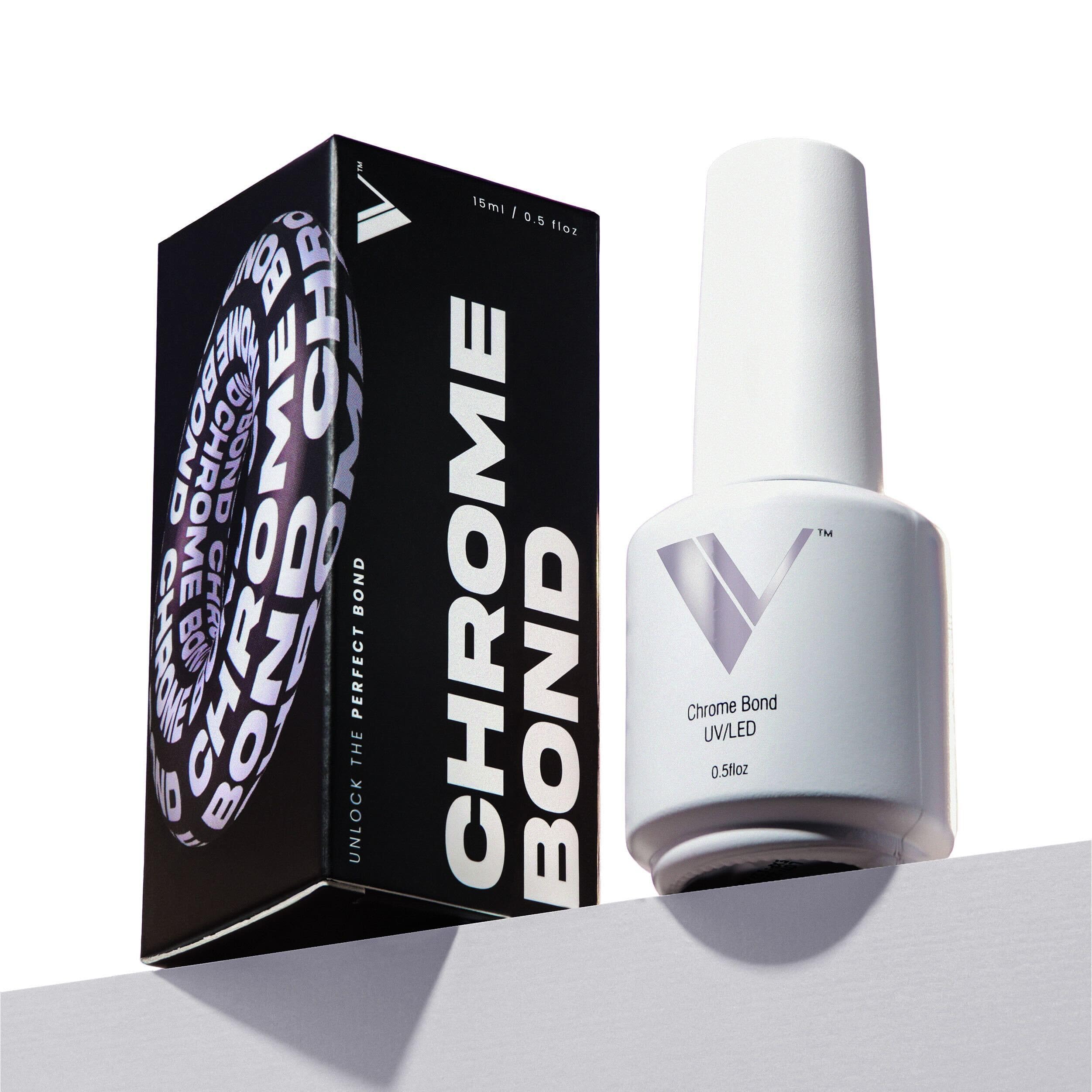 V Beauty Pure Chrome Nail Bond - Protects from Lifting and Chipping, 15 mL