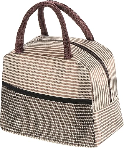 PATIKIL Lonchera para mujereshombres, bolsa de almuerzo aislada a prueba de fugas con bolsillo contenedor de almuerzo reutilizable para el trabajo,