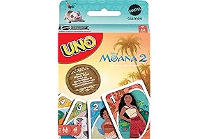 UNO Disney Moana Card Game for Kids & Family