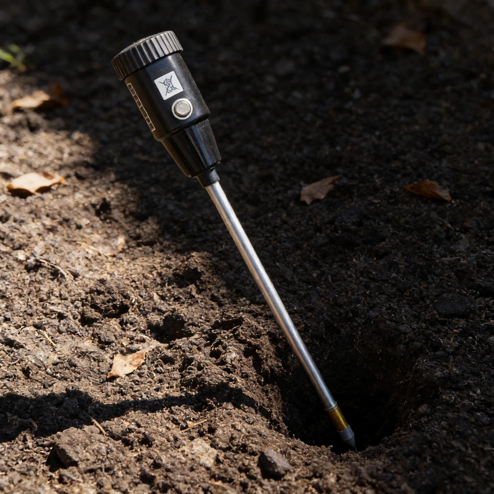 Medidor de Ph y Humedad del Suelo con Sonda de 30cm, Herramienta de Jardinería para Plantas y Cultivo en Jardín, Rápido y Preciso