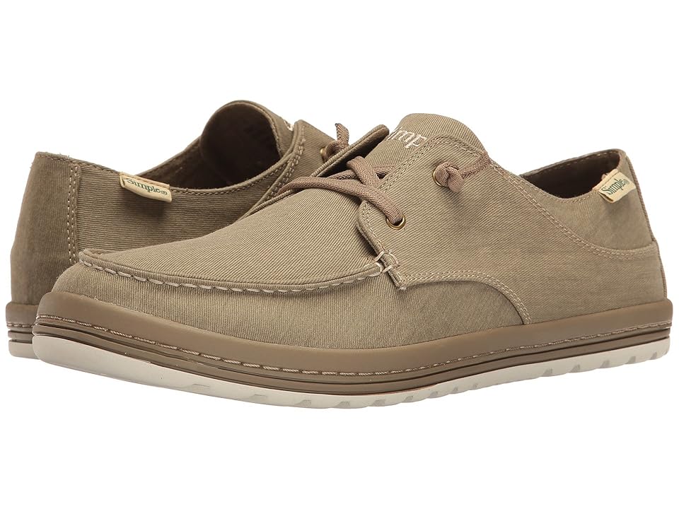 

Simple Dart (Burnt Olive Wash Twill) Men's Shoes