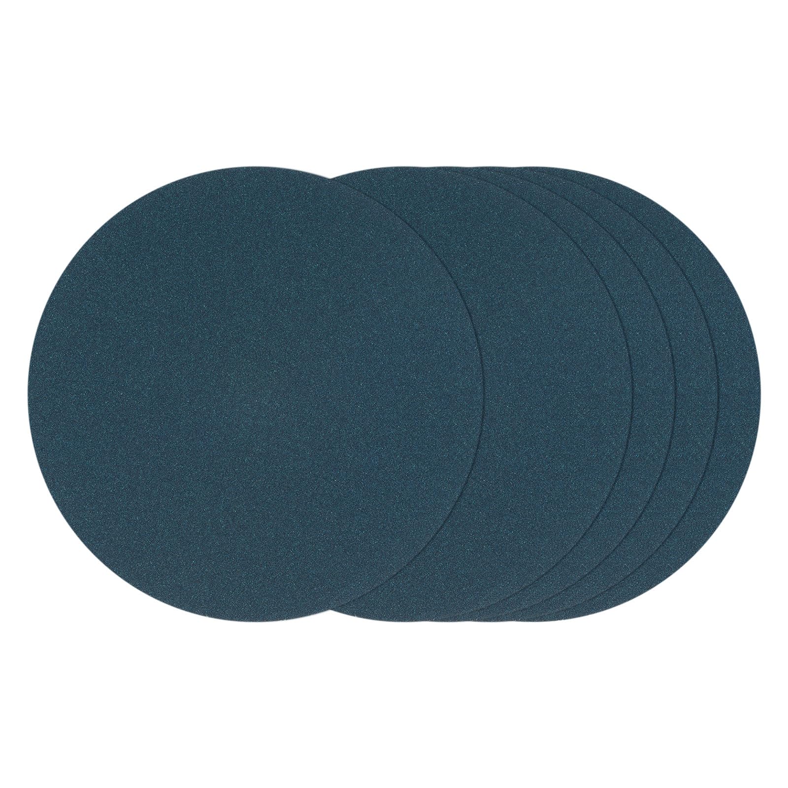 Kozelo 25 Pcs Sanding Discs 220 mm 120 Grit Hook and Loop Orbital Sandpaper Suitable for Metal Wood Furniture DIY Grinding and Polishing, Blue