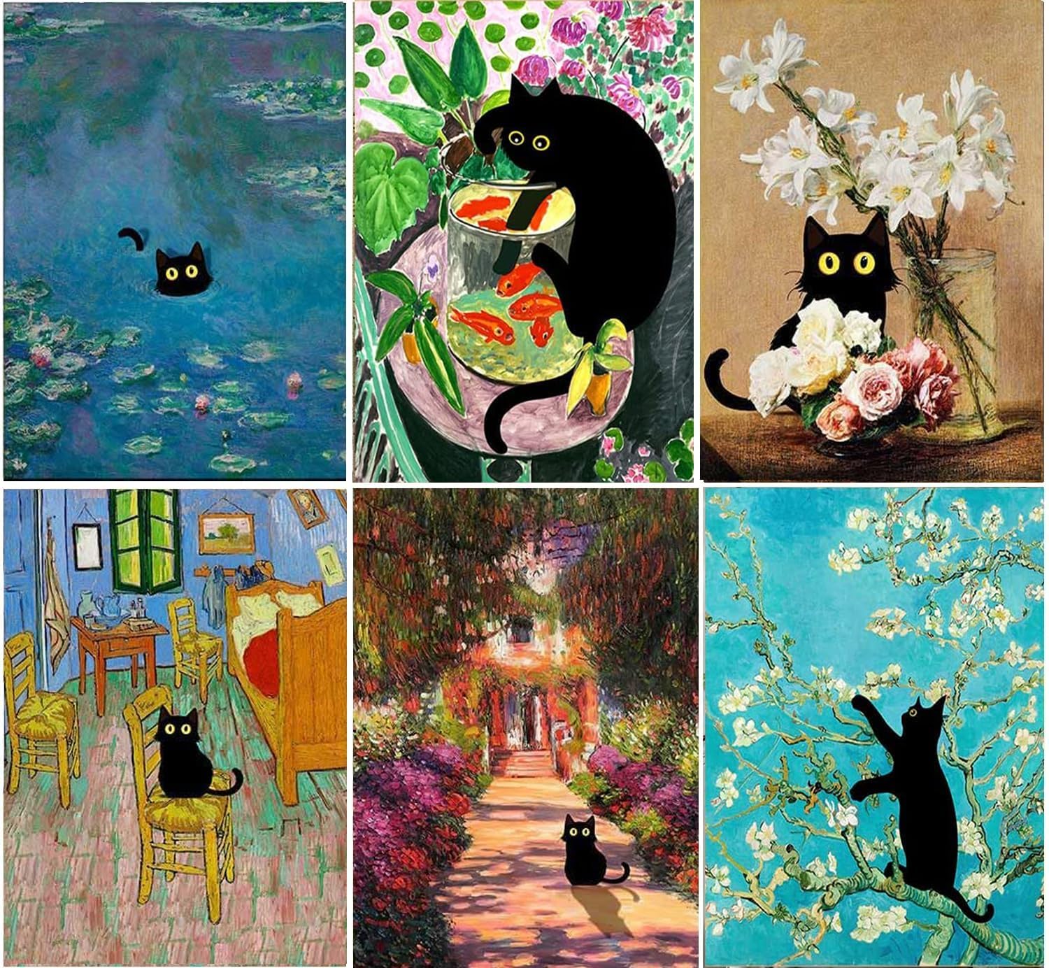 GemZono Diamond Painting Kits - DIY Cat Art -10 GemZono Diamond Painting Kits - DIY Cat Art -10