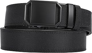 Gun Belt for Men Utility Harness Ratchet Black CCW/EDC Belt for Men Concealed Carry Holster - Rolarc