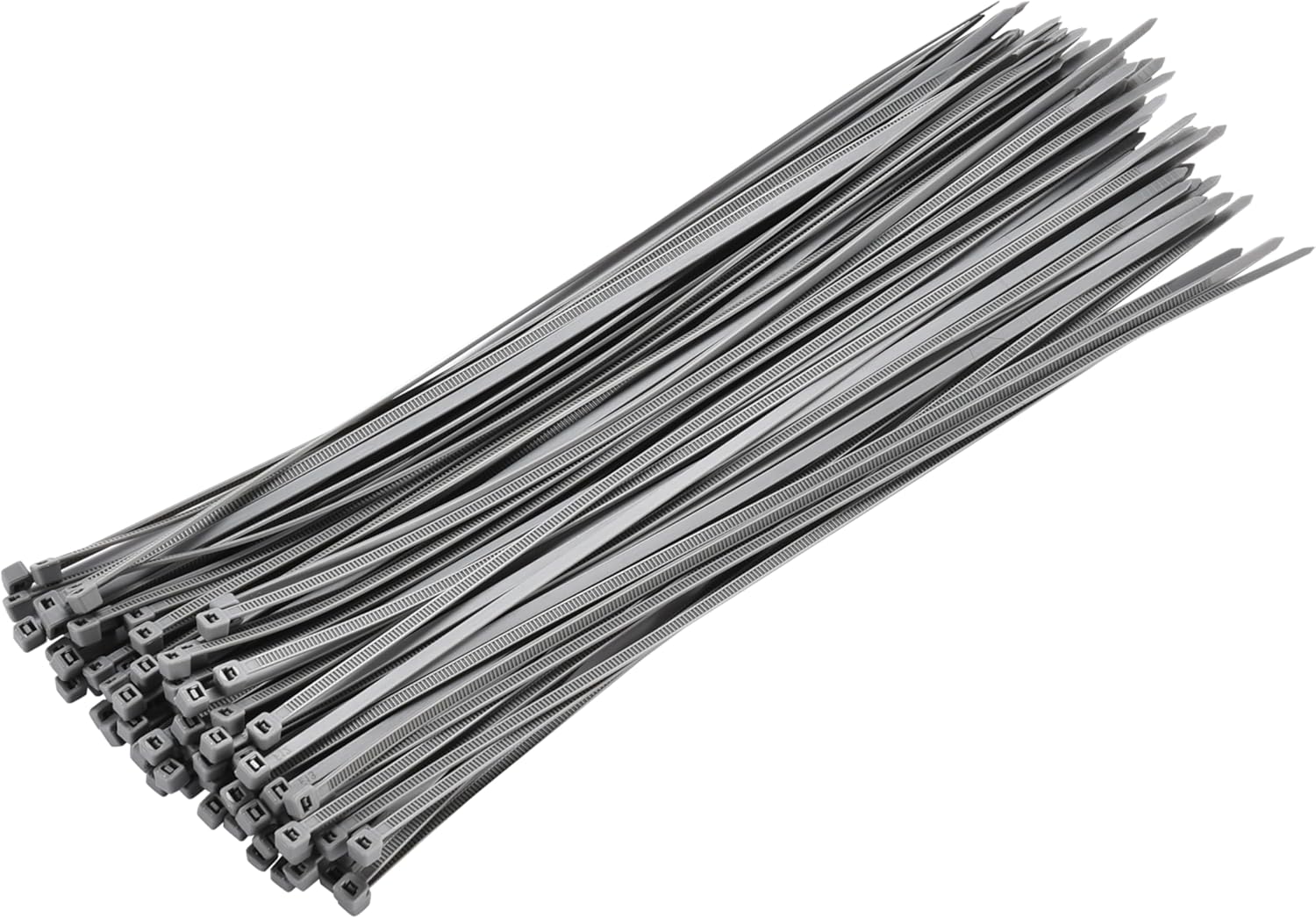Bolt Dropper Zip Ties Pack of 10012'' Gray Heavy Duty