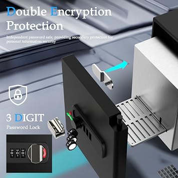 Cold Wallet for Cryptocurrency, Offline Crypto Storage Device with Metal Case, Hardware Wallet for Secure Bitcoin and Ethereum Backup