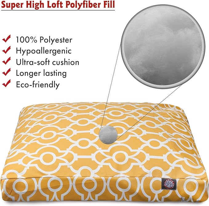 Cama para Perro Rectangular Pequeña con Funda Removible miniatura 2