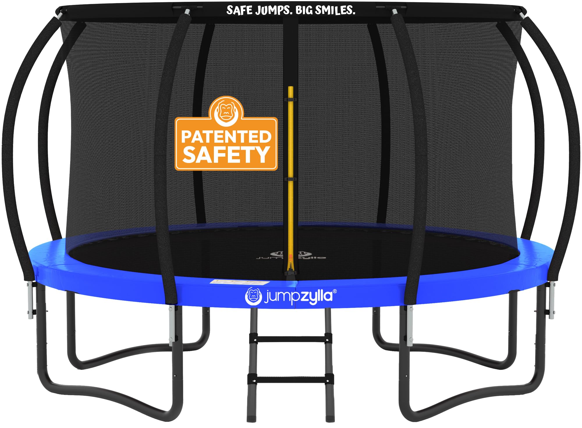 Jumpzylla Outdoor Trampoline with Net for Kids 8FT 10FT 12FT 14FT 15FT 16FT