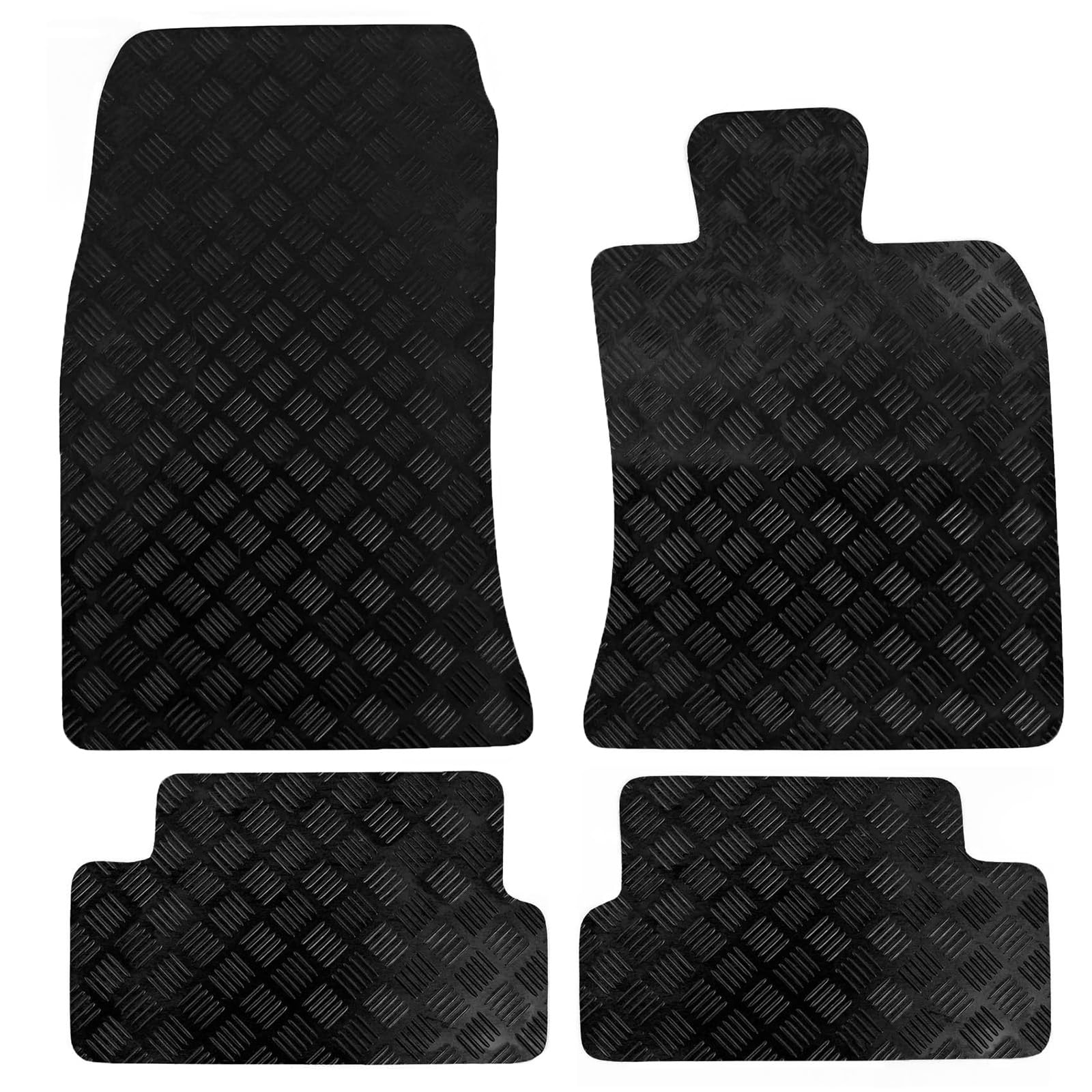 Heavy Duty Rubber Floor Mats for BMW Mini Mk2 (2007–2013) | 4-Piece Tailored Set