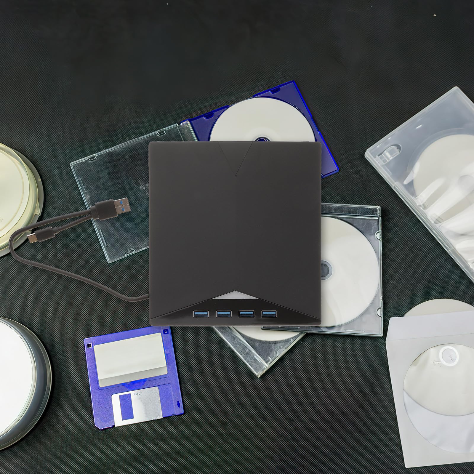 Unità Dvd Esterna USB Type-c 3.0 per Notebook e Desktop