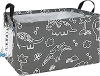 Vista 29 de Cesta de lavandería plegable rectangular, cesta de lona impermeable, cesta de regalo, adecuada para habitación de niños, oficina, ropa, Abeja