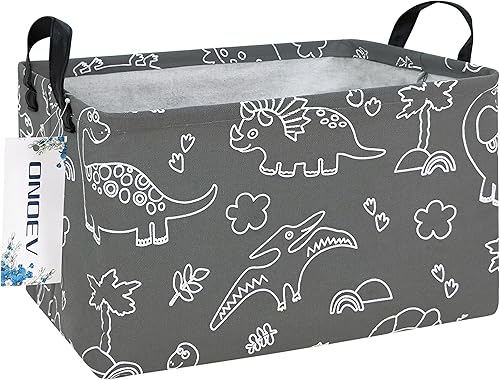 Miniatura 29 de Cesta de lavandería plegable rectangular, cesta de lona impermeable, cesta de regalo, adecuada para habitación de niños, oficina, ropa, Abeja