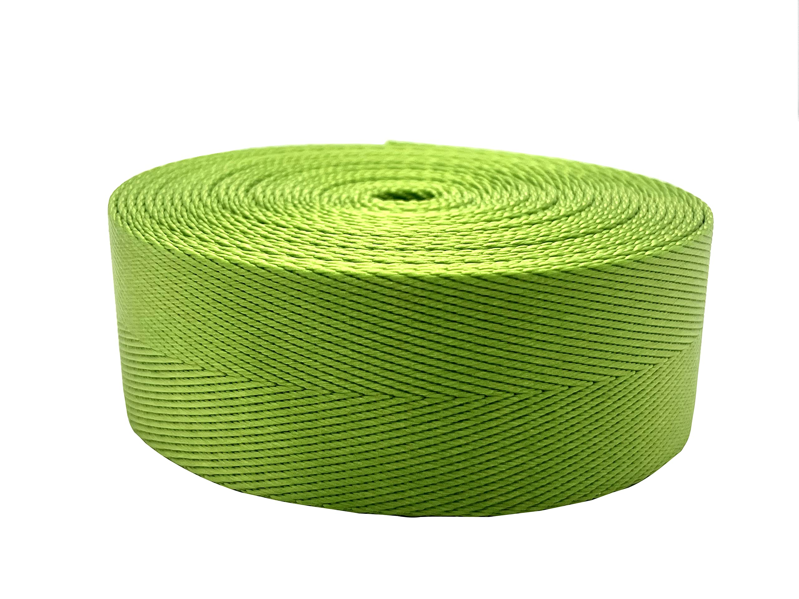 Nylon Webbing Ribbon 1 1/4 inch (32mm) Heavy Weight Green Strap Replacement 5 Yards ZC77