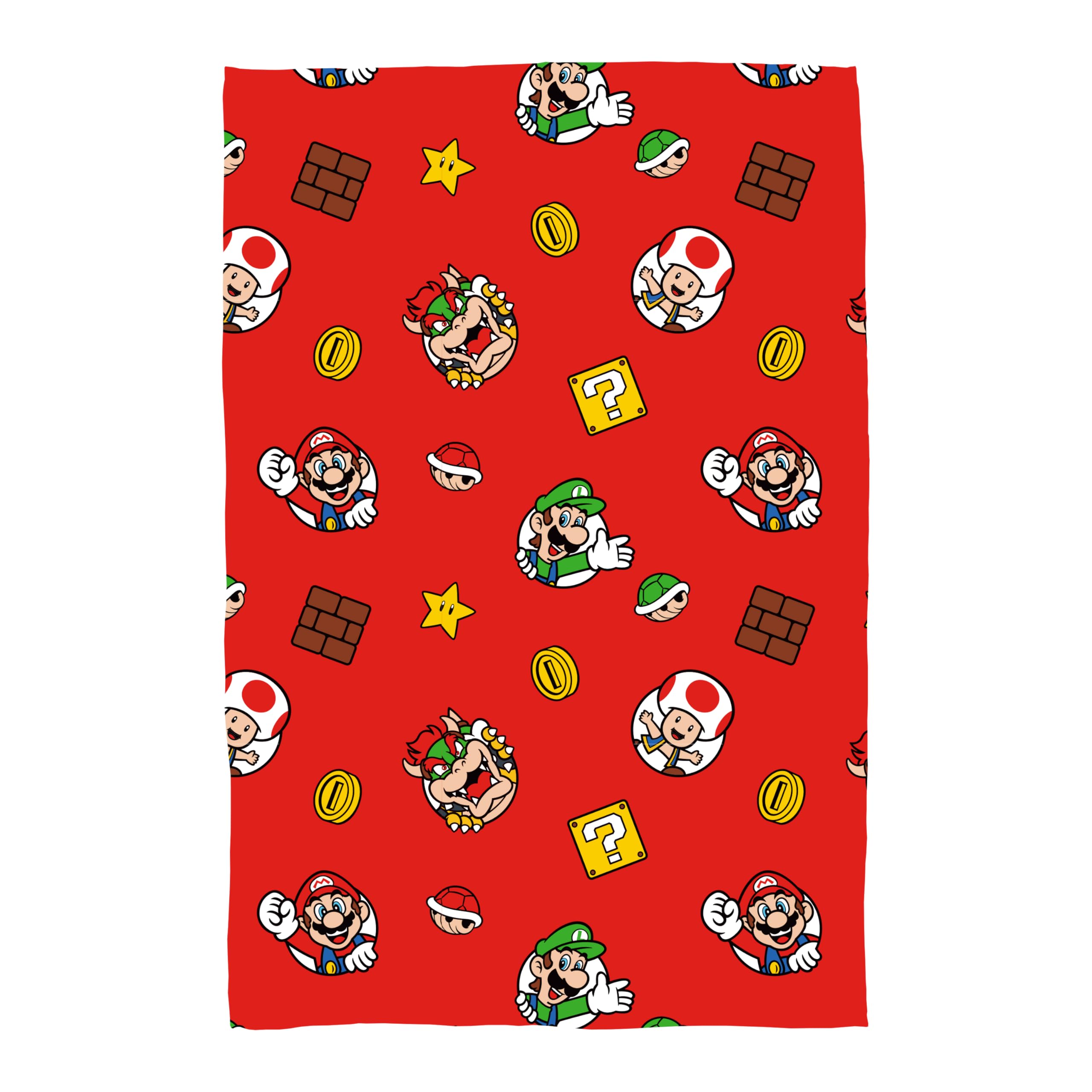 Super Mario Super Mario Fleece Blanket