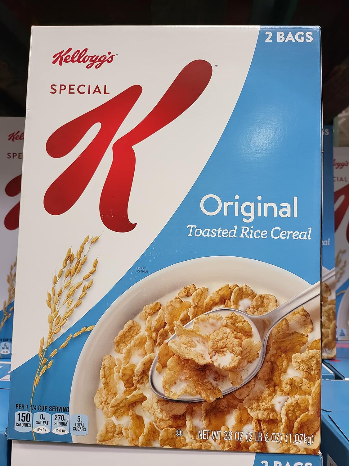 Kellogg's Special K 38oz Two Bag Value Box - Original Flavor