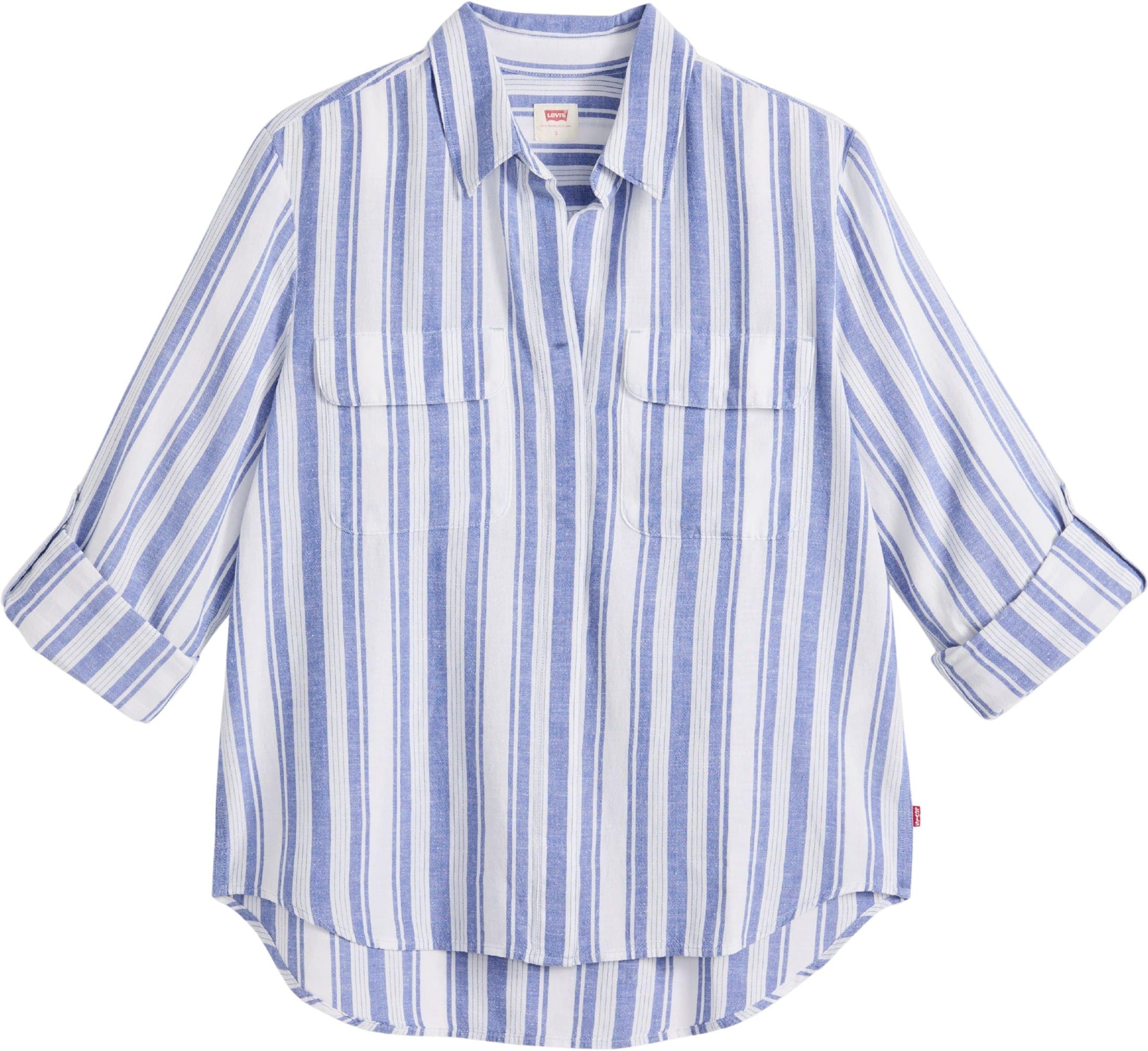 Levi's Mujer Blusa Elaine Utility con Tapeta de Botones, Relaxed Fit