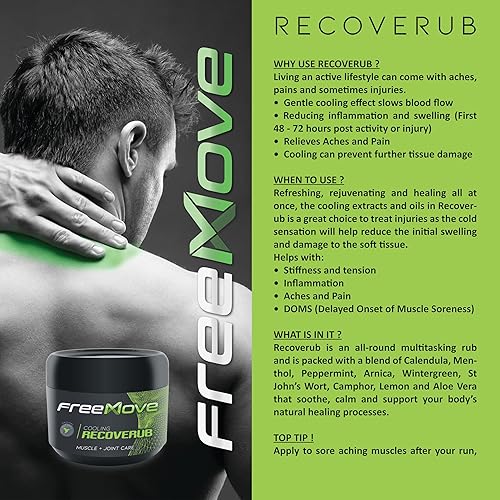 Miniatura 3 de FreeMove - Masaje muscular refrescante y crema en uno, deslizamiento natural y rica textura suave, gran versatilidad y penetración adecuada para