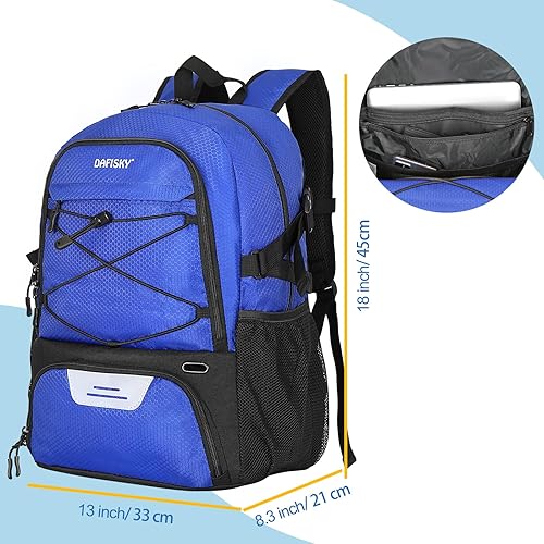 Miniatura 2 de Mochila de baloncesto con compartimento para pelotas  Bolsa de baloncesto grande con compartimento para zapatos, bolsa de equipo deportivo para