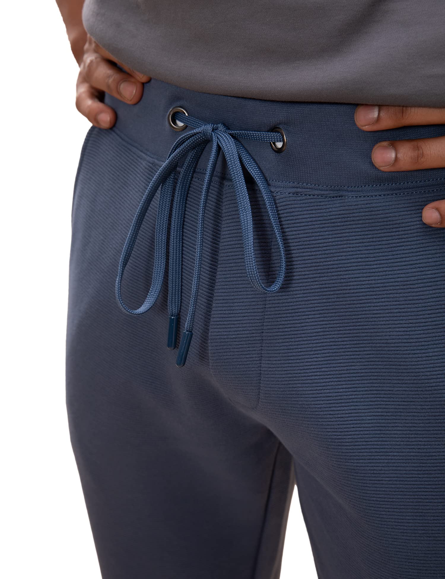 DAMENSCH Men's Constant Ottoman Fabric 500 Day Regular Fit Joggers - Honour Blue 3