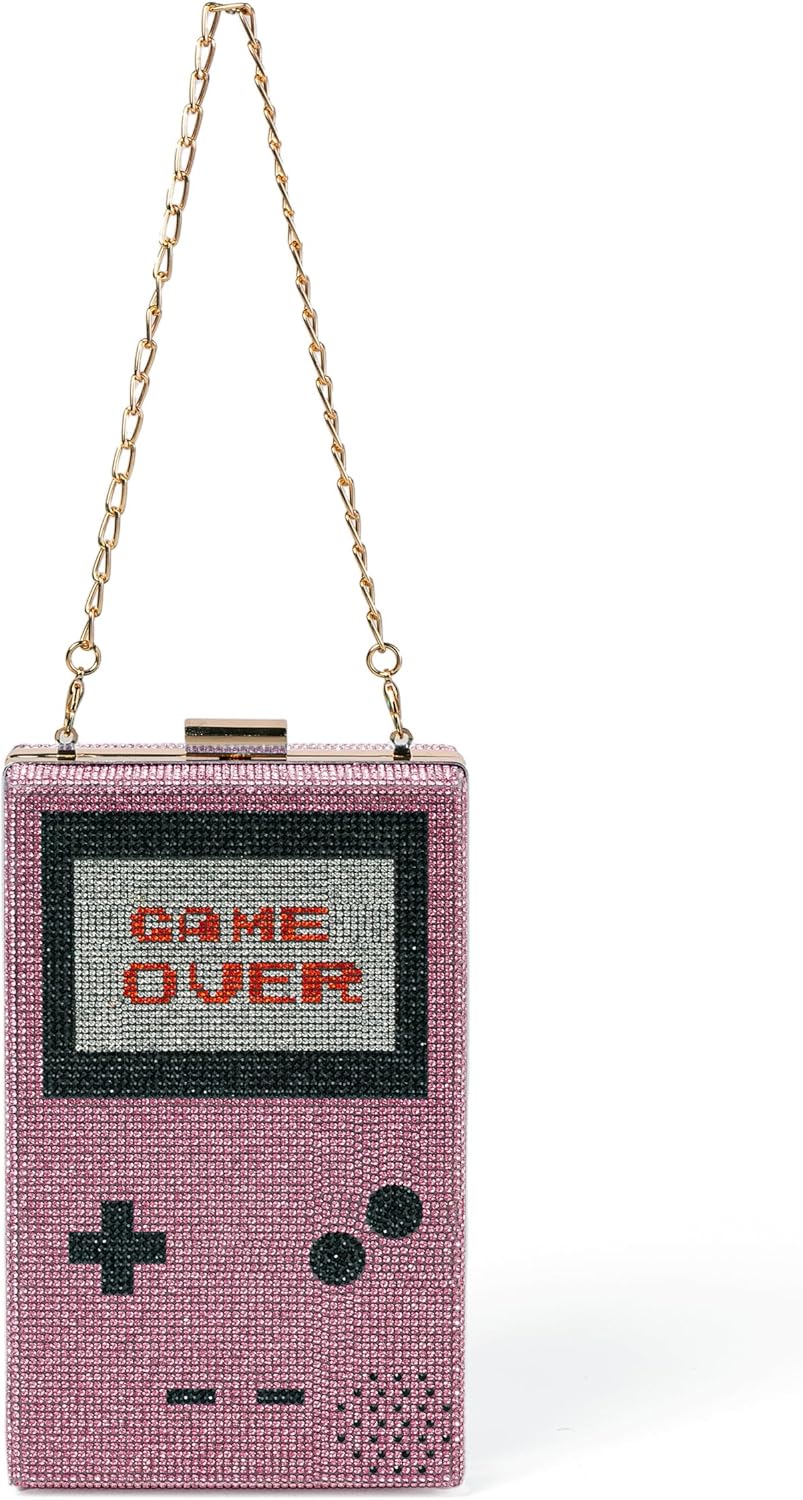 Women Retro Crossbody Bag Rhinestone Fun Unique Evening Clutch Purses for Women - Image 4