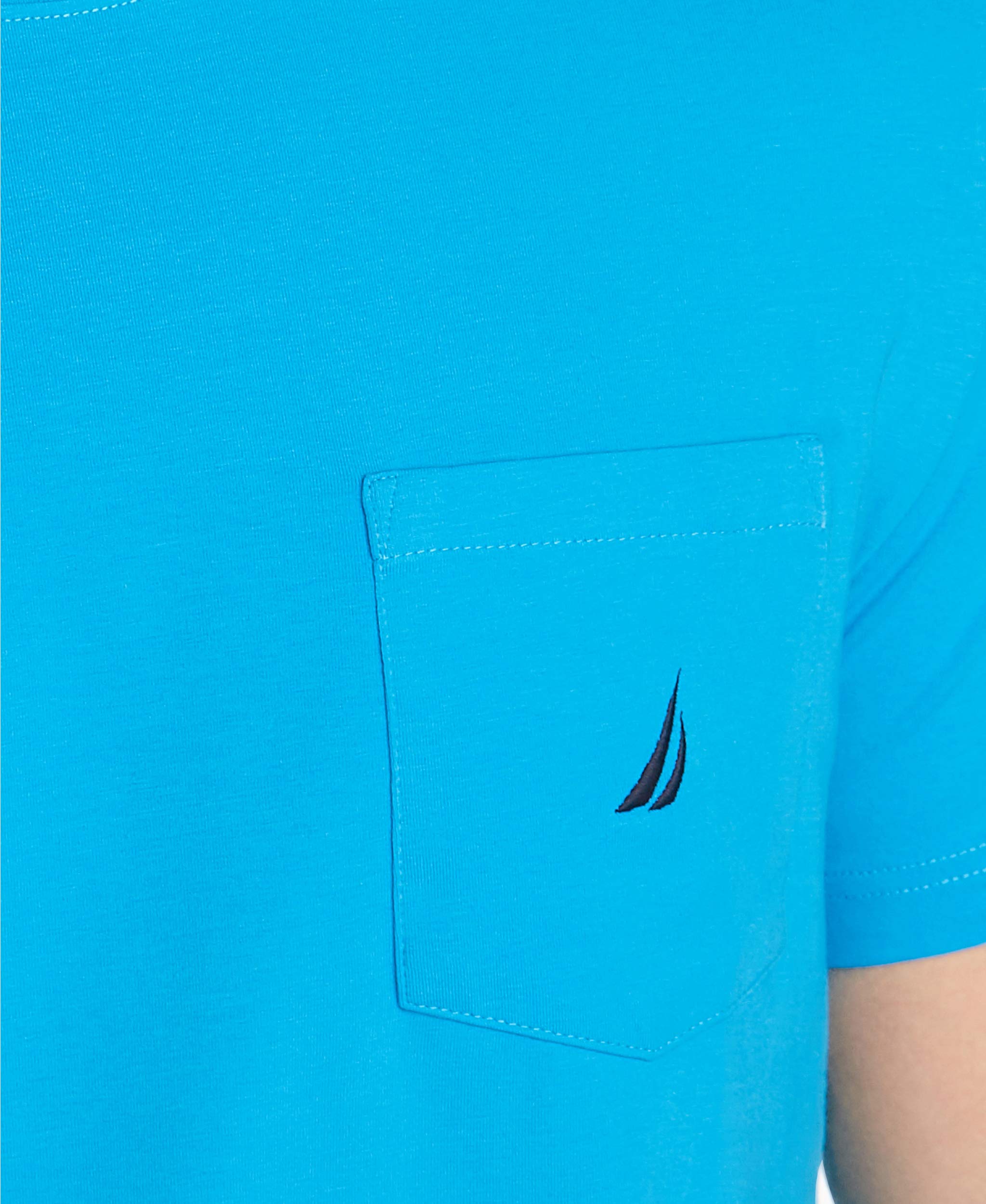 Nautica Camiseta de Manga Corta con Cuello Redondo Camiseta Hombre