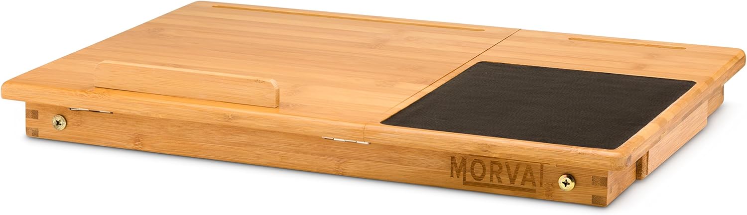 Best Cyber Deals 🔥 MORVAT Laptop Lap Desk with Storage Bed Desk Lap Tray with Built in Mouse Pad Adjustable Laptop Stand for Bed Writing Desk Lap Desk Bed Table Laptop Desk with Magnetic Drawer 100% Natural Bamboo Wood Top Rated MORVAT Laptop Lap Desk with Storage Bed Desk Lap Tray with Built in Mouse Pad Adjustable Laptop Stand for Bed Writing Desk Lap Desk Bed Table Laptop Desk with Magnetic Drawer 100% Natural Bamboo Wood