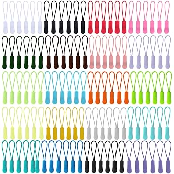 UTMACH Pack of 120 zip extensions zip pulls replacement pendants