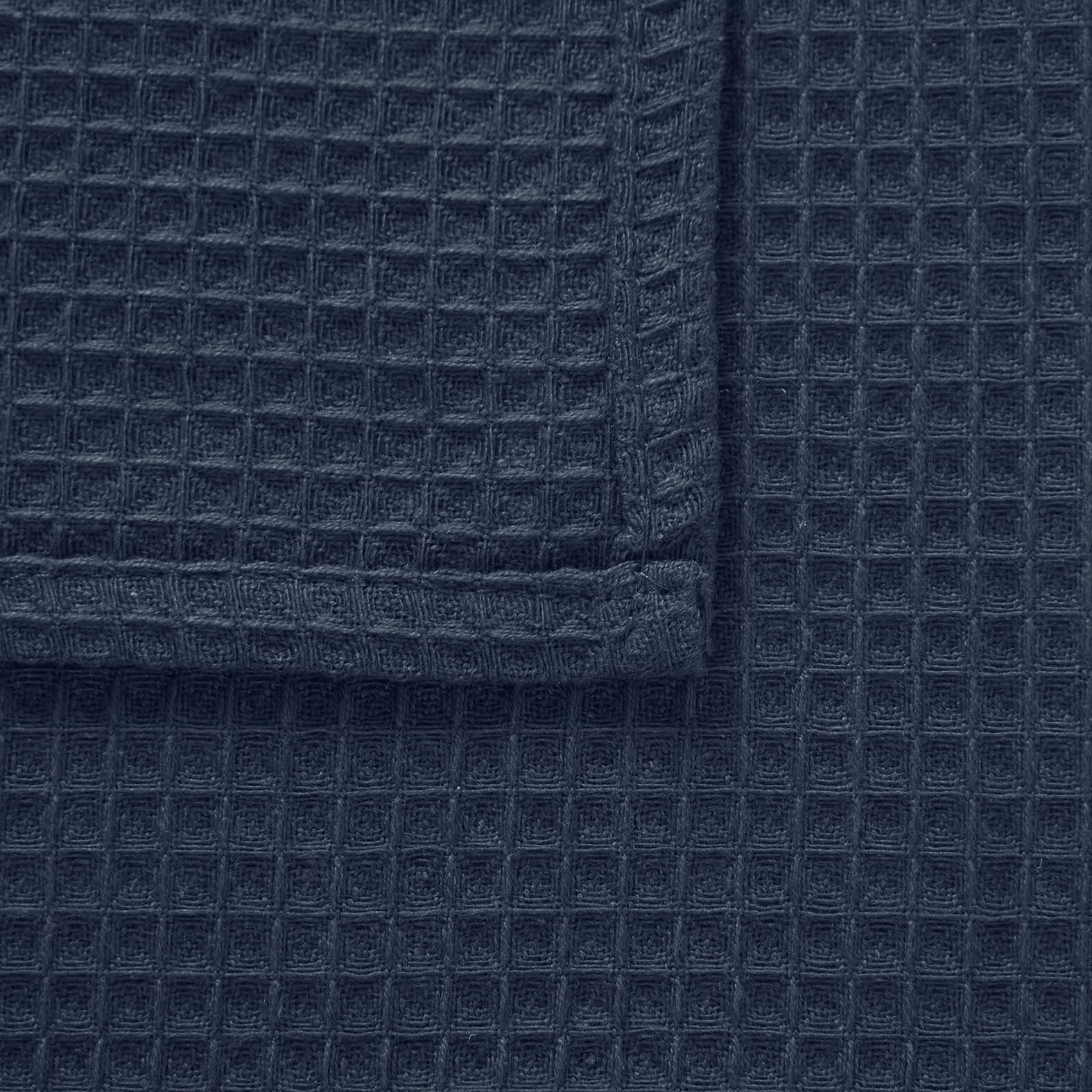 Encasa XO Kitchen Dish Towels, Waffle Hand Tea Towel Cloths Navy 3