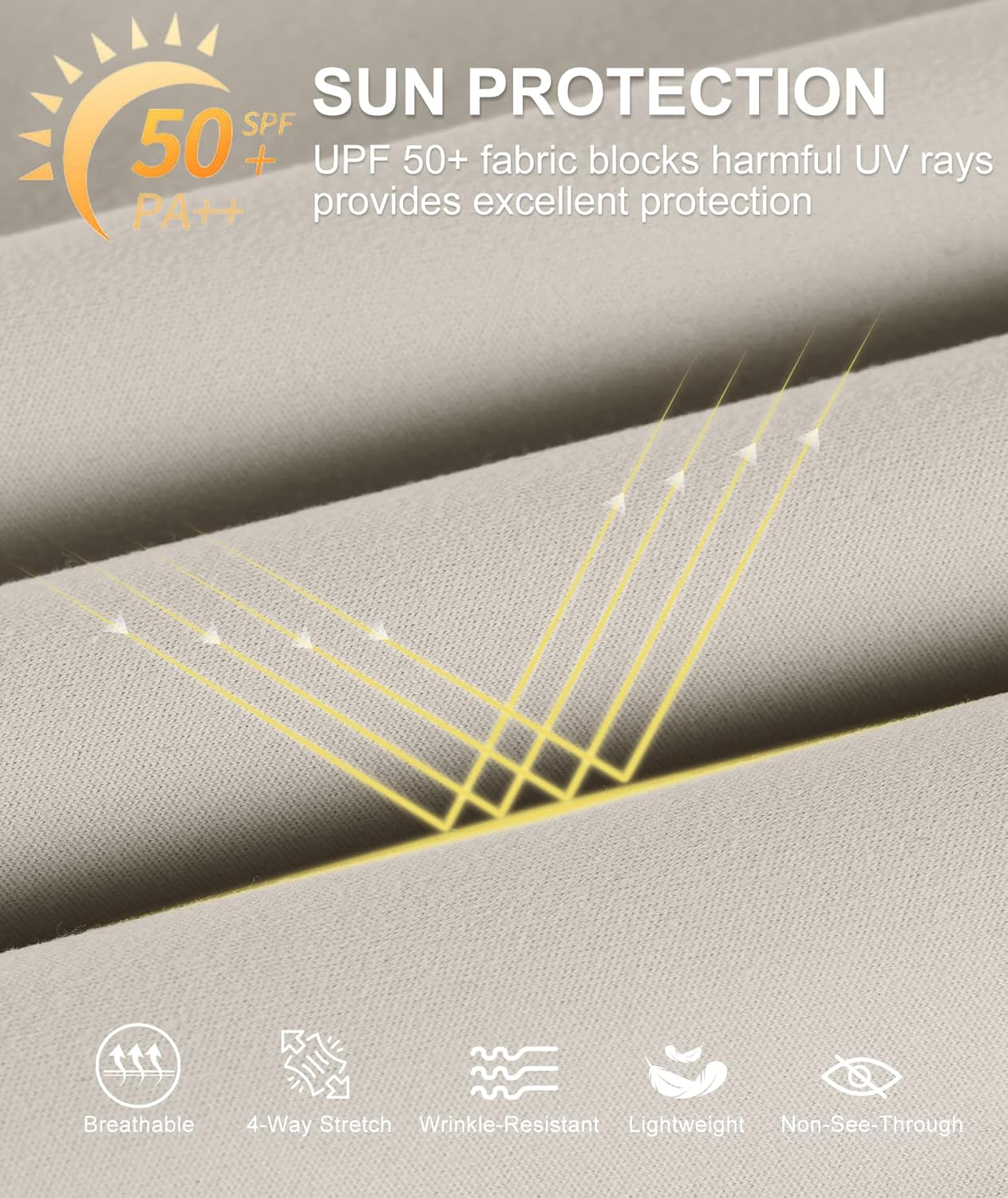 Casei Womens Cargo Pants, Wide Leg Yoga Pants High Waist Stretch Casual Pants with Pockets Business Travel Work - Image 6