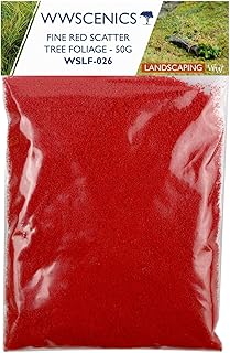 WWScenics Fine Red Flower Flock 50g | WSLF-026 | Tree Foliage Flower Effect