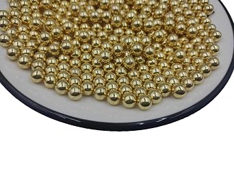 Edible Cake Decoration 7 mm Golden Pearl Sugar Sprinkles White Pearls Cake Toppers Sugar Sprinkles for Weddings and Daily Cake Decoration Birthday Cake