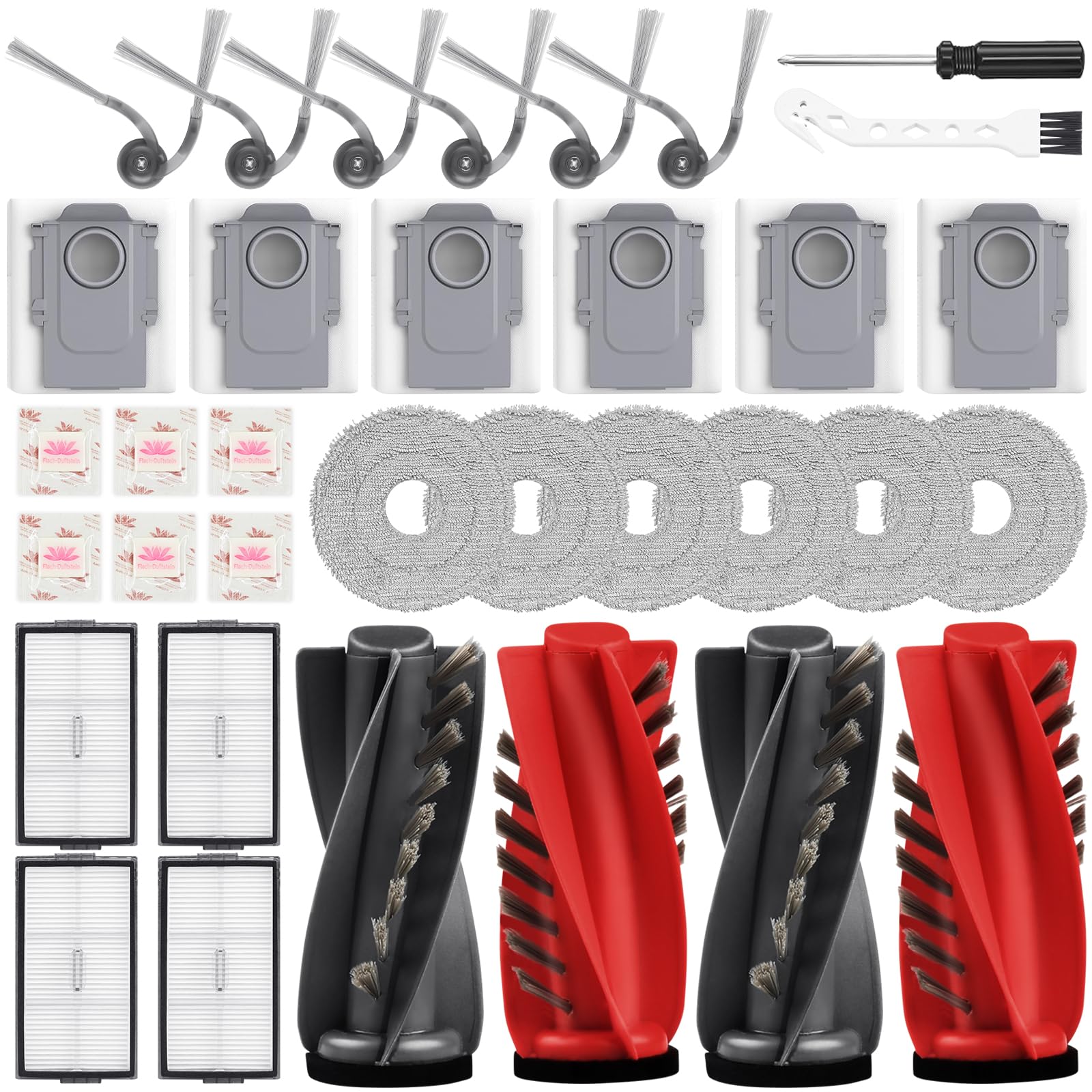 HoHumoca Hoofdborstelaccessoire voor Roborock Saros 10/Saros