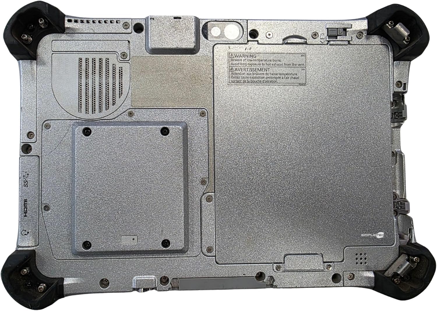 SIMPLETEK - Tablet Rugged 10.1" | i5-7300U | 8GB RAM 480GB SSD Windows 10 Pro | IP65 MIL-STD-810G | 4G LTE | Caricatore incluso (Ricondizionato)