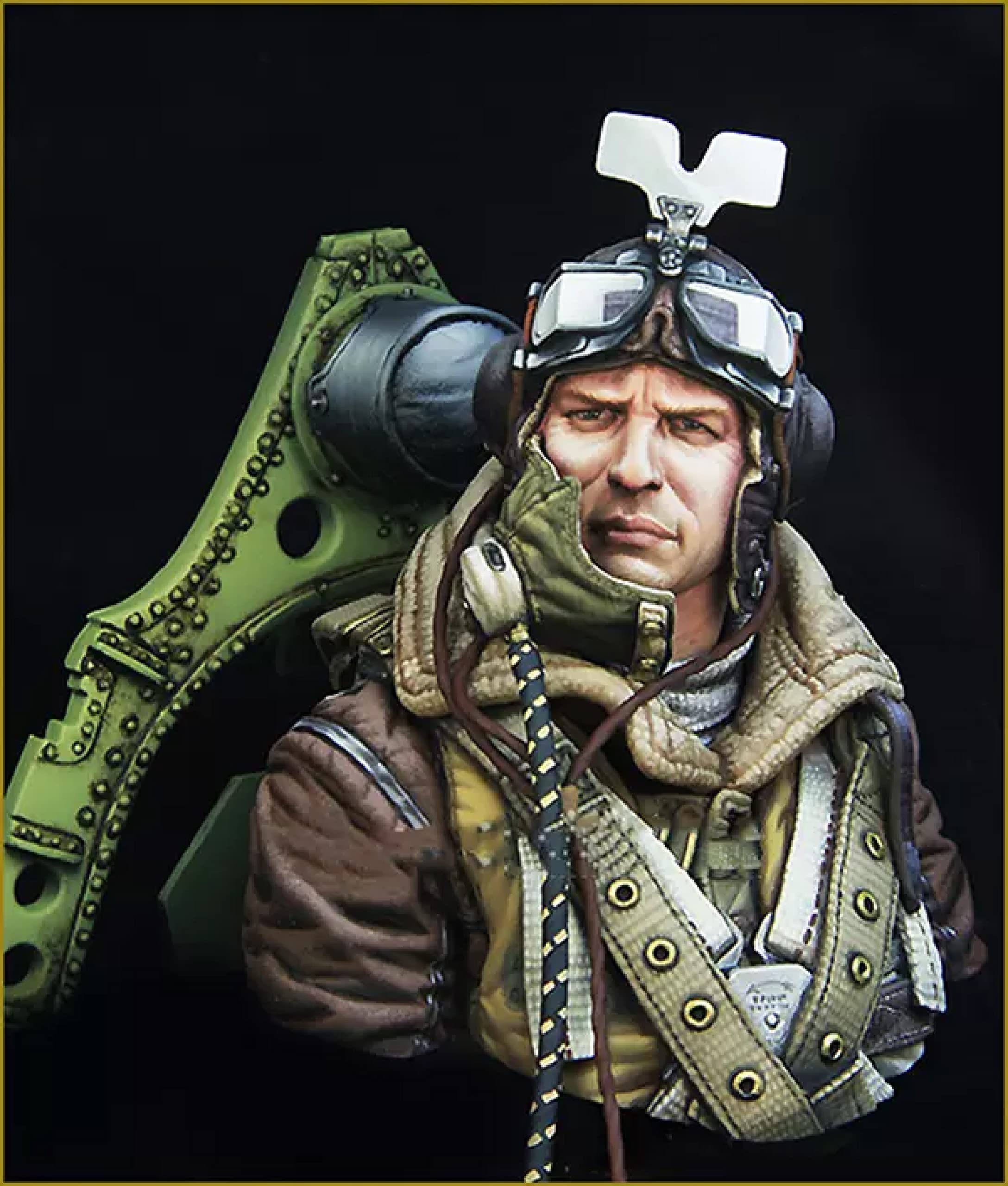 Amazon.com: FCBEL 1/10 Resin Character Bust Model of WWII air