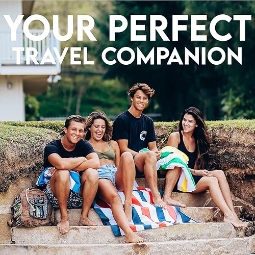 Miniatura 6 de Dock & Bay Paquete de toallas de playa  2 toallas de playa Cabana  para viajes, natación, campamento, vacaciones  Superabsorbente, secado rápido,