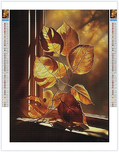 Kits de pintura de diamantes para adultos, bricolaje 5D Acción de Gracias, kit de pintura de diamantes de taladro completo, arte de diamantes de