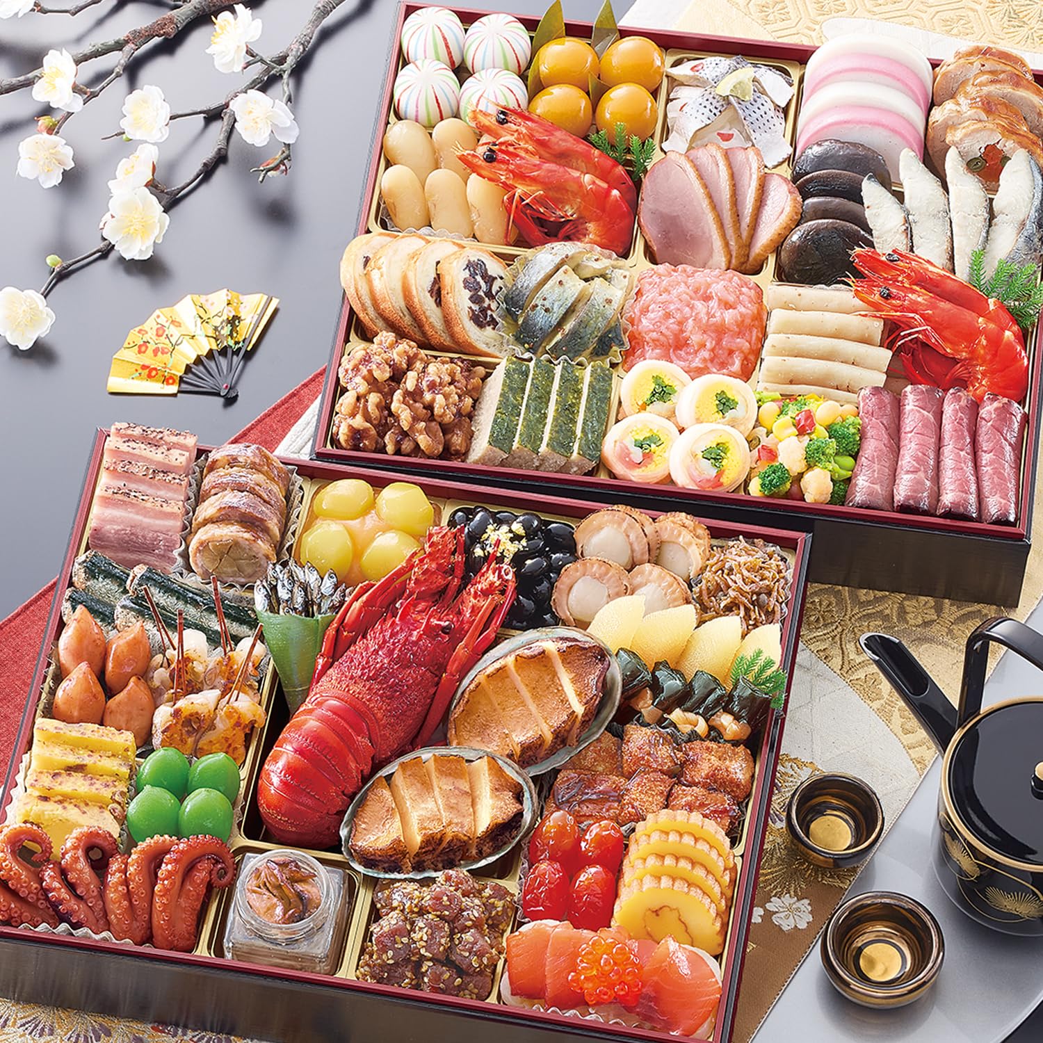 Amazon.co.jp: 【冷蔵 盛付済 おせち 解凍不要】東京銀座「遠音近音