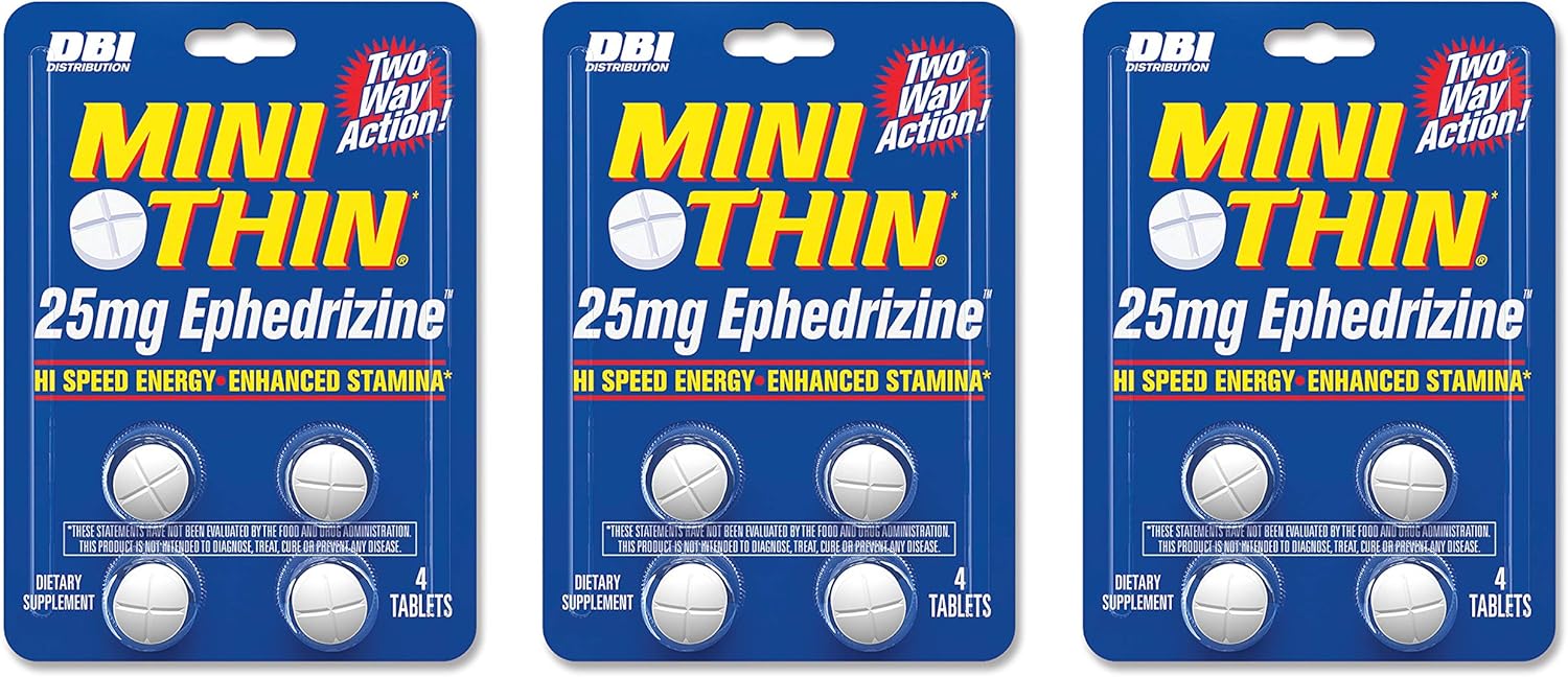 Mini Thin TwoWay Action Caffeine Pills High Speed