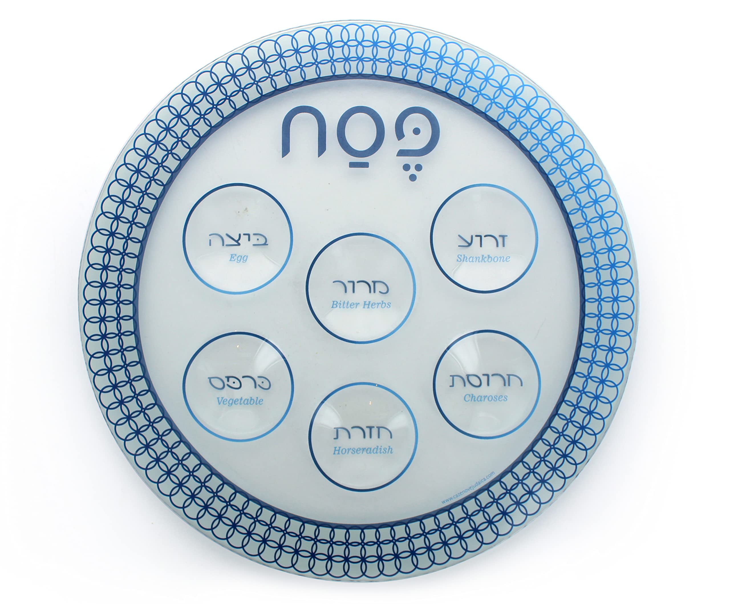 Plaque de sélecteur moderne en verre pour passover