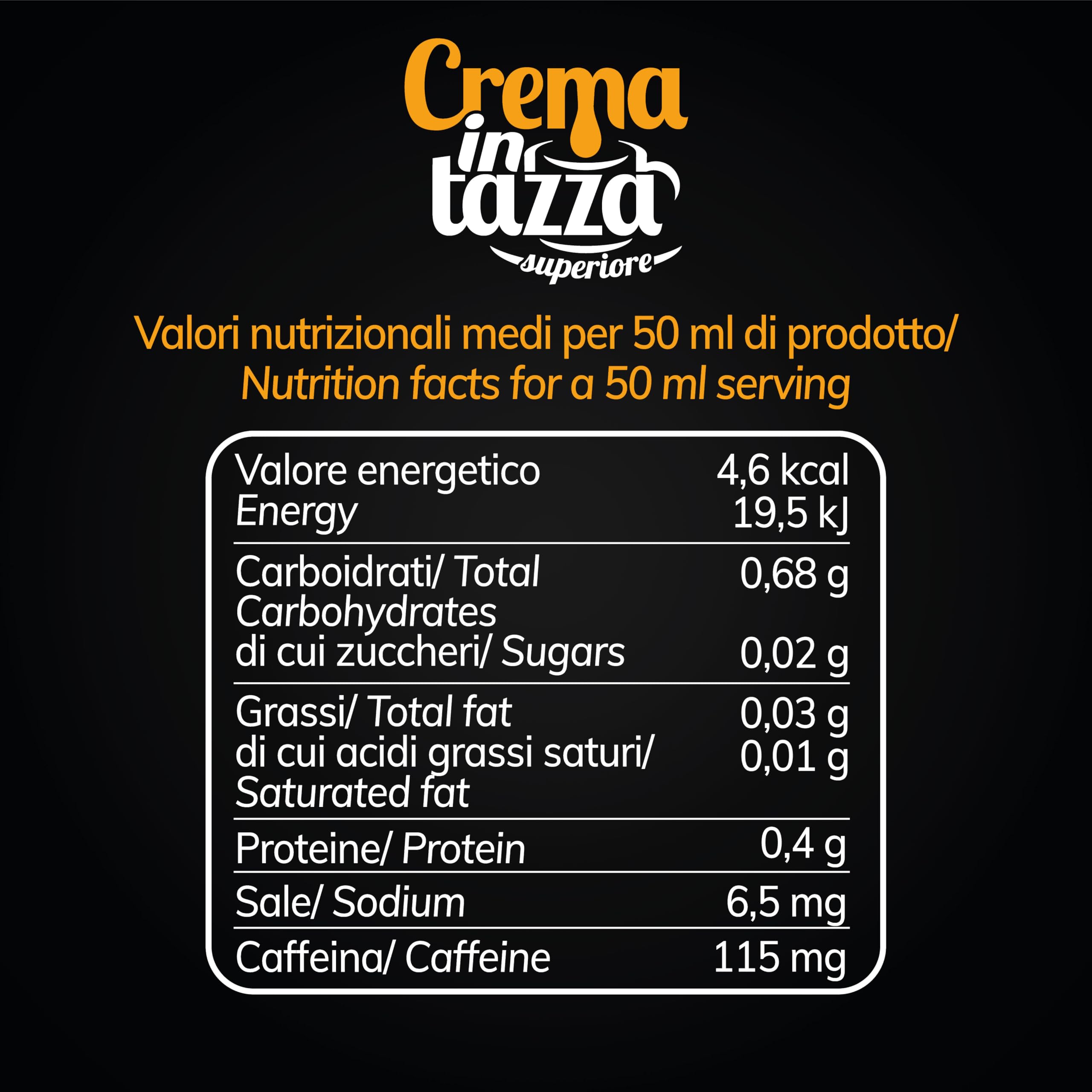 Crema in tazza superiore 1kg Zicaffe