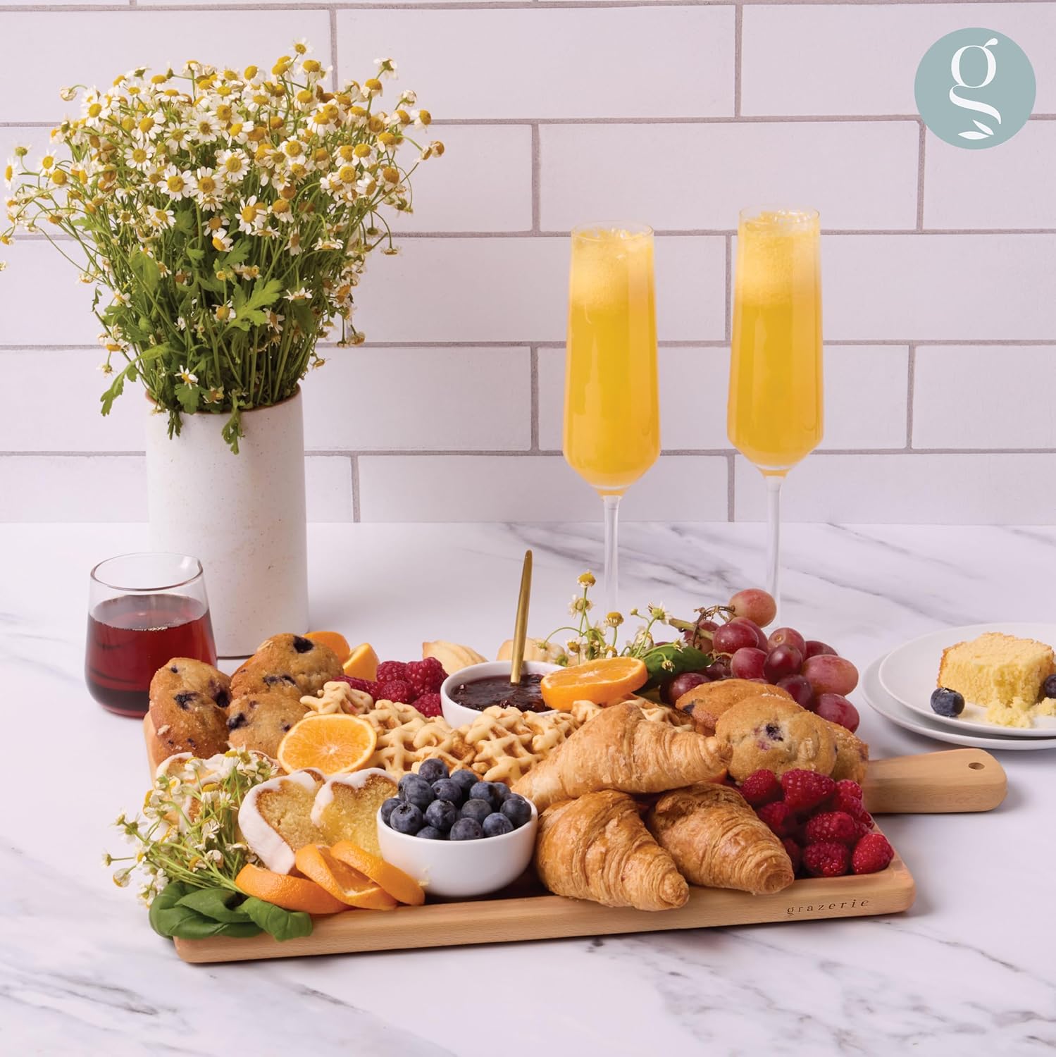 Charcuterie Board Set - Beech Wood Cheese Board for Serving with Accessories - House Warming Gifts for New Home, Bridal Shower & Wedding Gift, Birthday Gifts for Women - Image 8