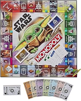 Monopoly: Star Wars The Child Edition Board Game for Families and Kids Ages 8 and Up, Featuring The Child, Who Fans Call Baby Yoda