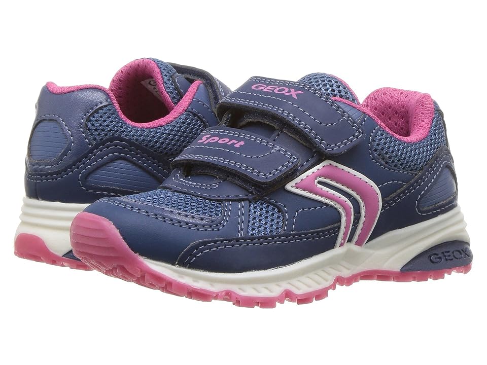 

Geox Kids Bernie 10 (Toddler/Little Kid) (Avio/Fuchsia 1) Girl's Shoes