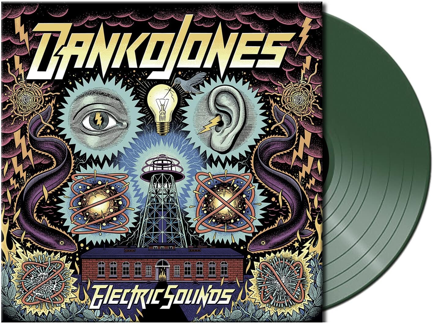 Electric Sounds - Dark Green (Colored Vinyl, Green, Limited Edition) por Danko Jones — capa do álbum