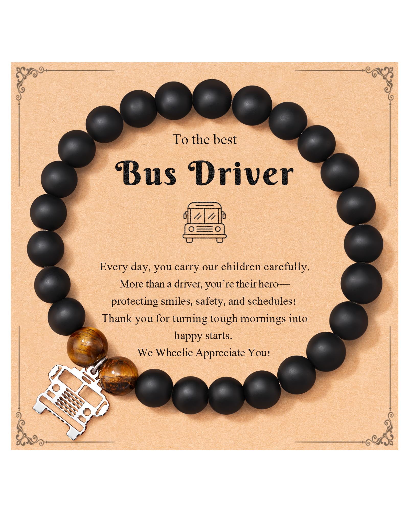 Adjustable School Bus Driver Appreciation Gifts Ideas for Women Men Retirement First Day of School Christmas End of
