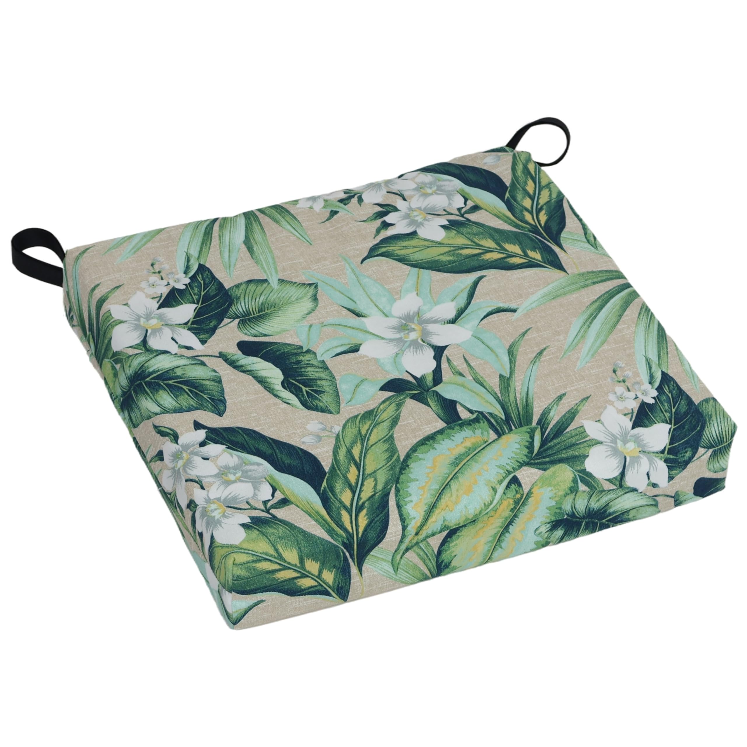 Blazing Needles Outdoor Chair Cushion, 20" x 19", Tahiti Breeze 2 Count-image-18