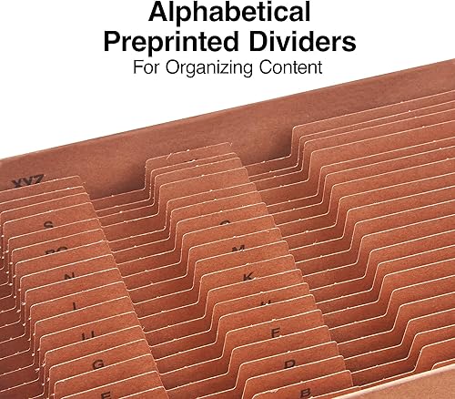 Miniatura 2 de Staples Billetera expandible reforzada resistente, cierre de solapa y cordón, tamaño carta, paquete de 2 (St595372-Ccvs)