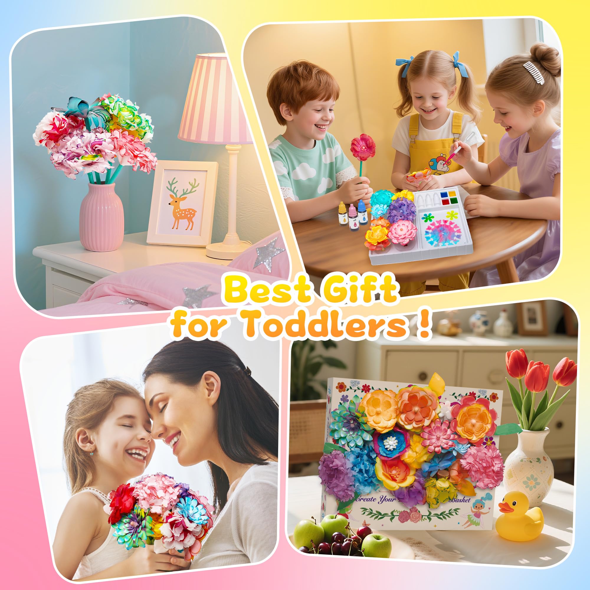 Kiditos Magic Flower Making Kit for Girls - Image 4