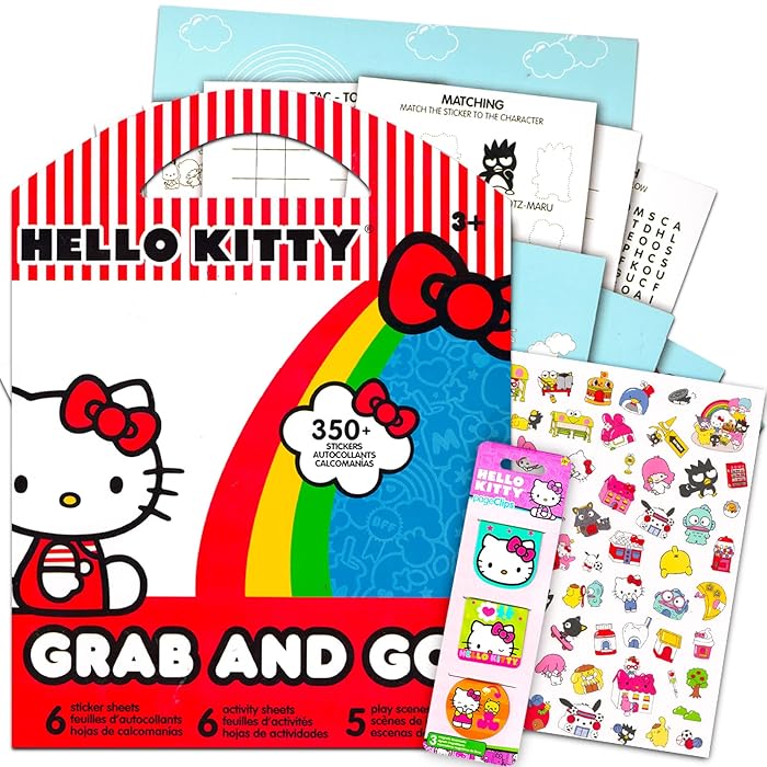 Buy Hello Kitty Sticker Activity Set for Kids Hello Kitty Grab and Go